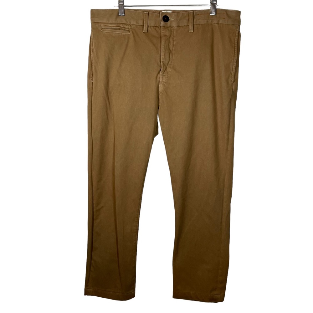 Kato by Hiroshi Kato The Axe Slim Chino Pants Khaki Mens 34 Cotton Blend USA